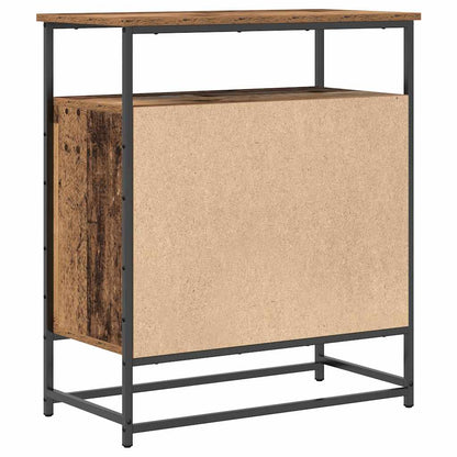 Servírovací Skříň Staré Dřevo 69 X 35 X 80 Cm Kompozitní Dřevo