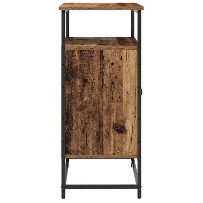 Servírovací Skříň Staré Dřevo 69 X 35 X 80 Cm Kompozitní Dřevo