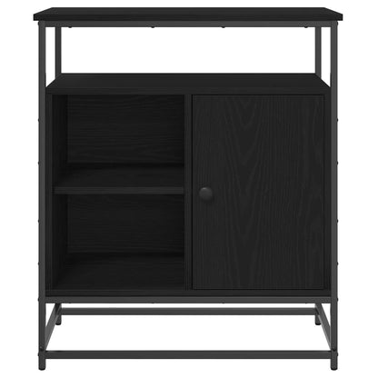 Servírovací Skříň Černý Dub 69 X 35 X 80 Cm Kompozitní Dřevo