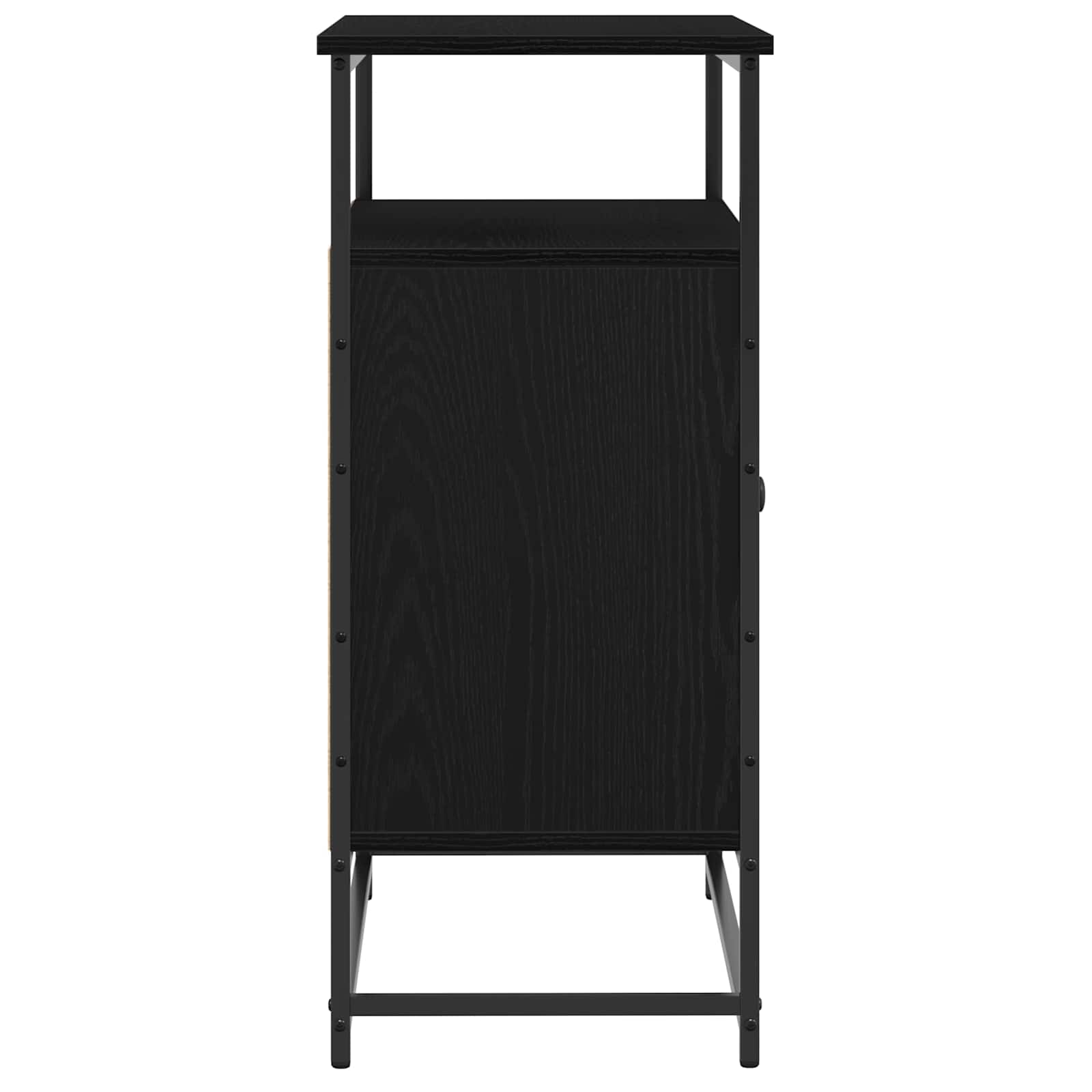 Servírovací Skříň Černý Dub 69 X 35 X 80 Cm Kompozitní Dřevo