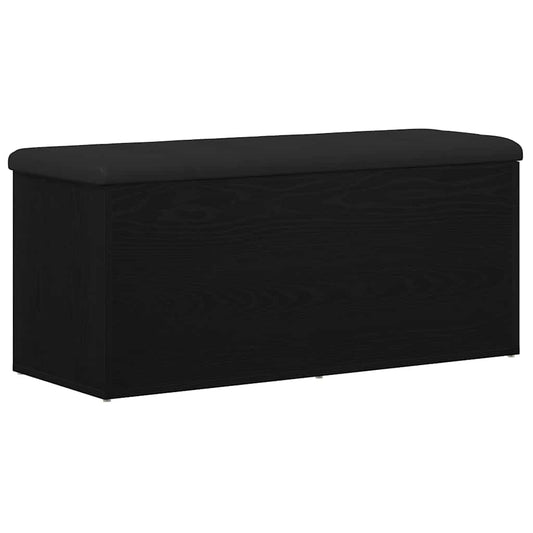 Úložná Lavice Černý Dub 102 X 42 X 45 Cm Kompozitní Dřevo