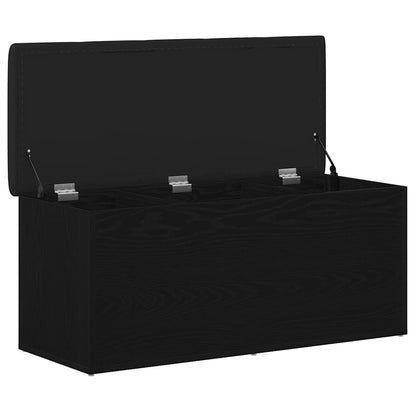 Úložná Lavice Černý Dub 102 X 42 X 45 Cm Kompozitní Dřevo
