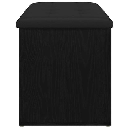 Úložná Lavice Černý Dub 102 X 42 X 45 Cm Kompozitní Dřevo