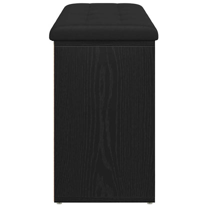 Lavička Na Boty Černý Dub 102 X 32 X 50 Cm Kompozitní Dřevo