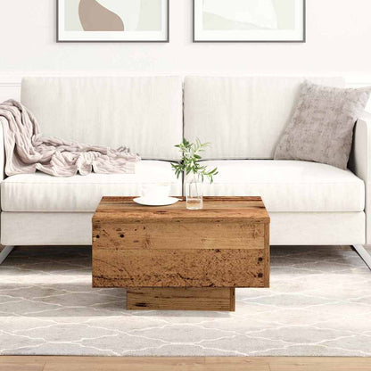 Konferenční Stolek Staré Dřevo 55 X 55 X 31 Cm