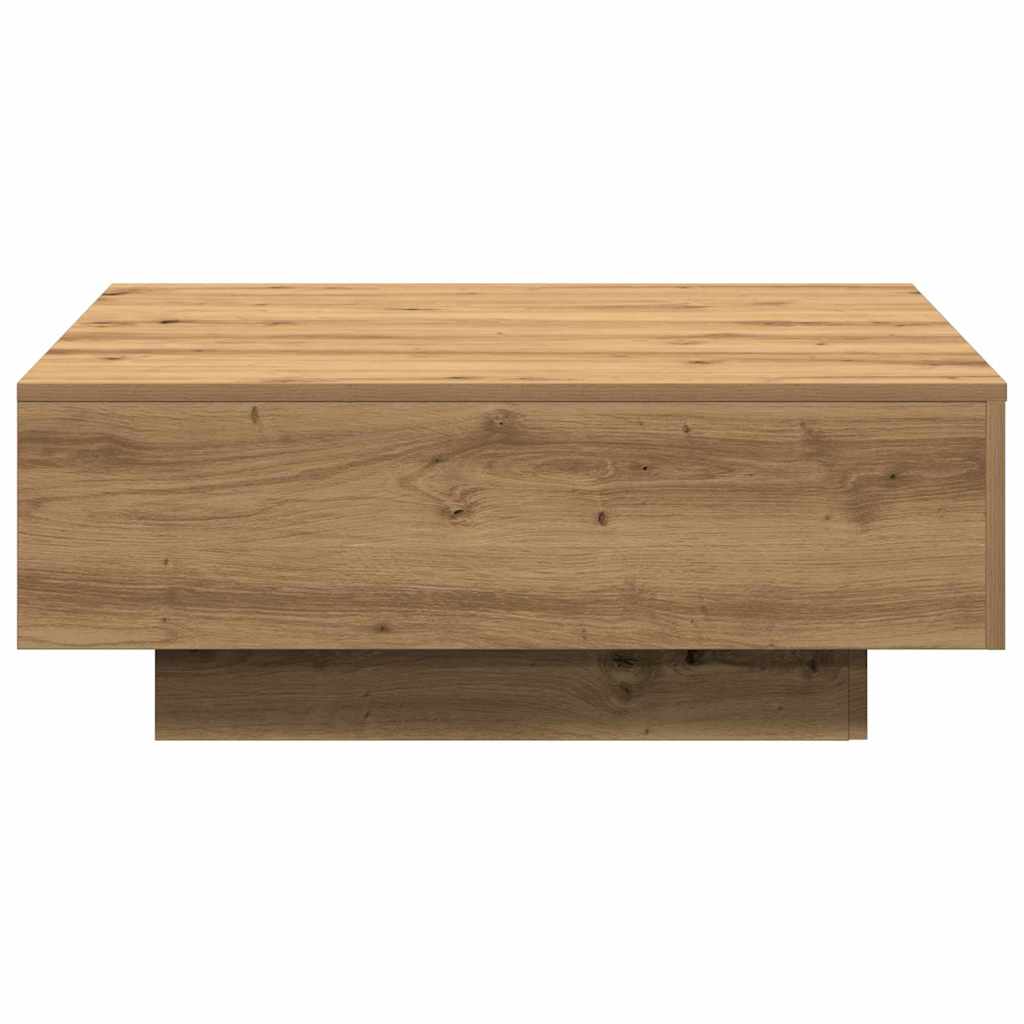 Konferenční Stolek Artisanový Dub 80 X 80 X 31 Cm