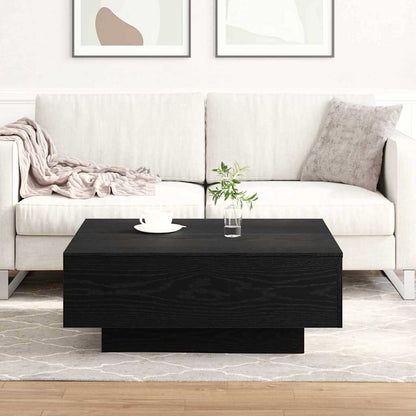 Konferenční Stolek Černý Dub 80 X 80 X 31 Cm