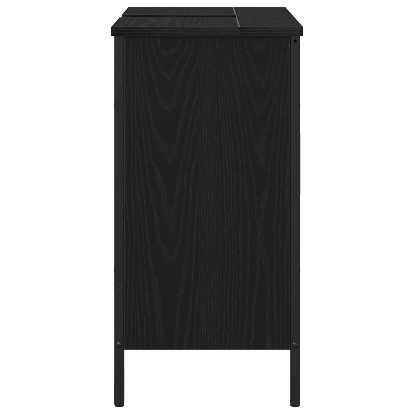 Skříňka Pod Umyvadlo Černý Dub 60 X 30 X 60 Cm Kompozitní Dřevo