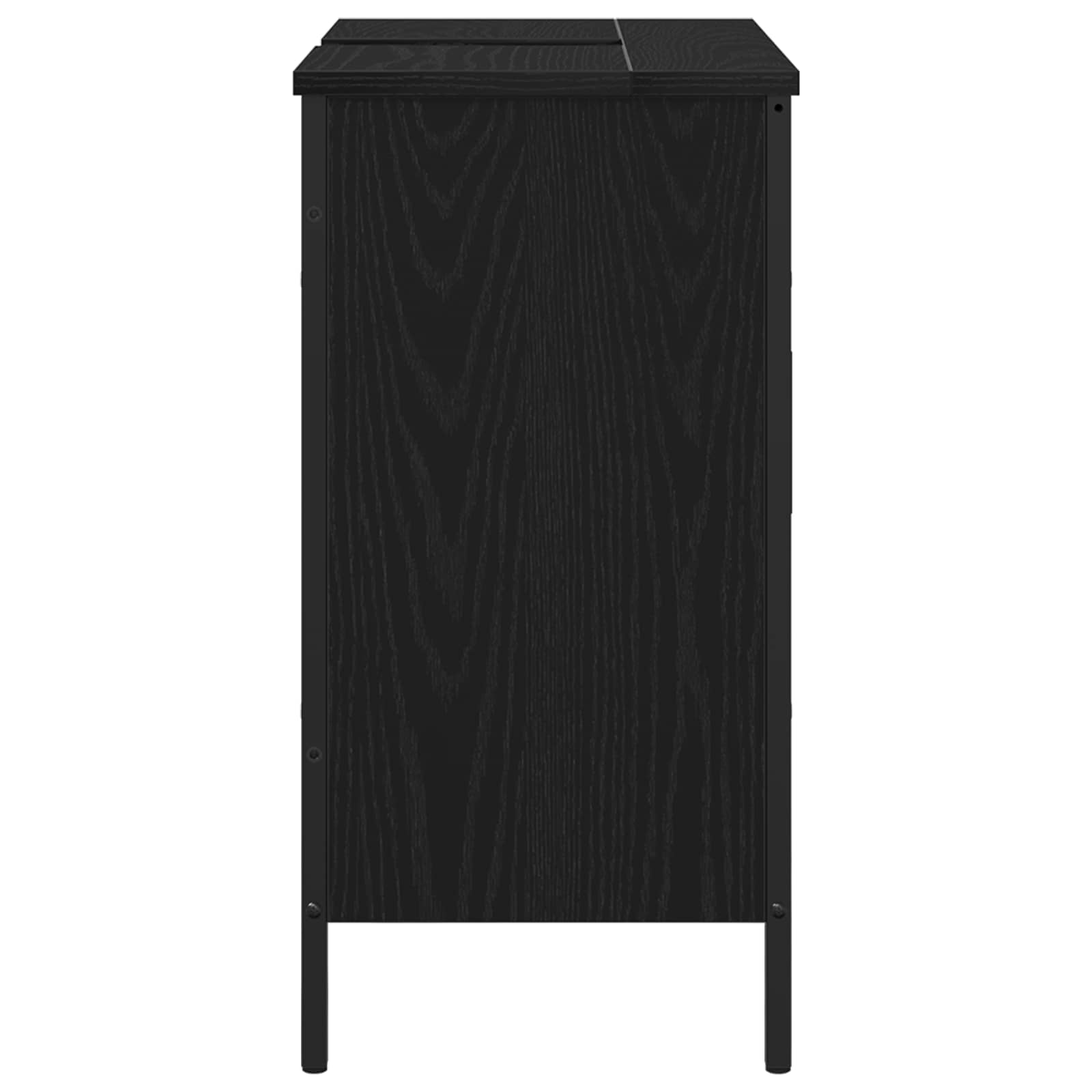 Skříňka Pod Umyvadlo Černý Dub 60 X 30 X 60 Cm Kompozitní Dřevo