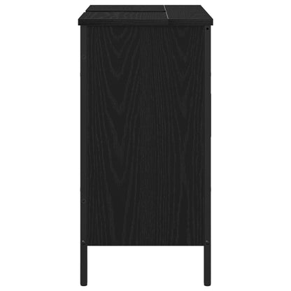 Skříňka Pod Umyvadlo Černý Dub 60 X 30 X 60 Cm Kompozitní Dřevo