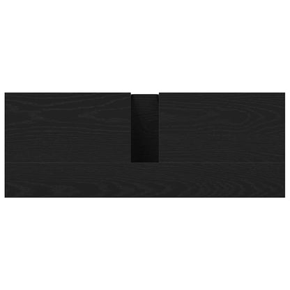 Skříňka Pod Umyvadlo Černý Dub 80 X 30 X 60 Cm Kompozitní Dřevo
