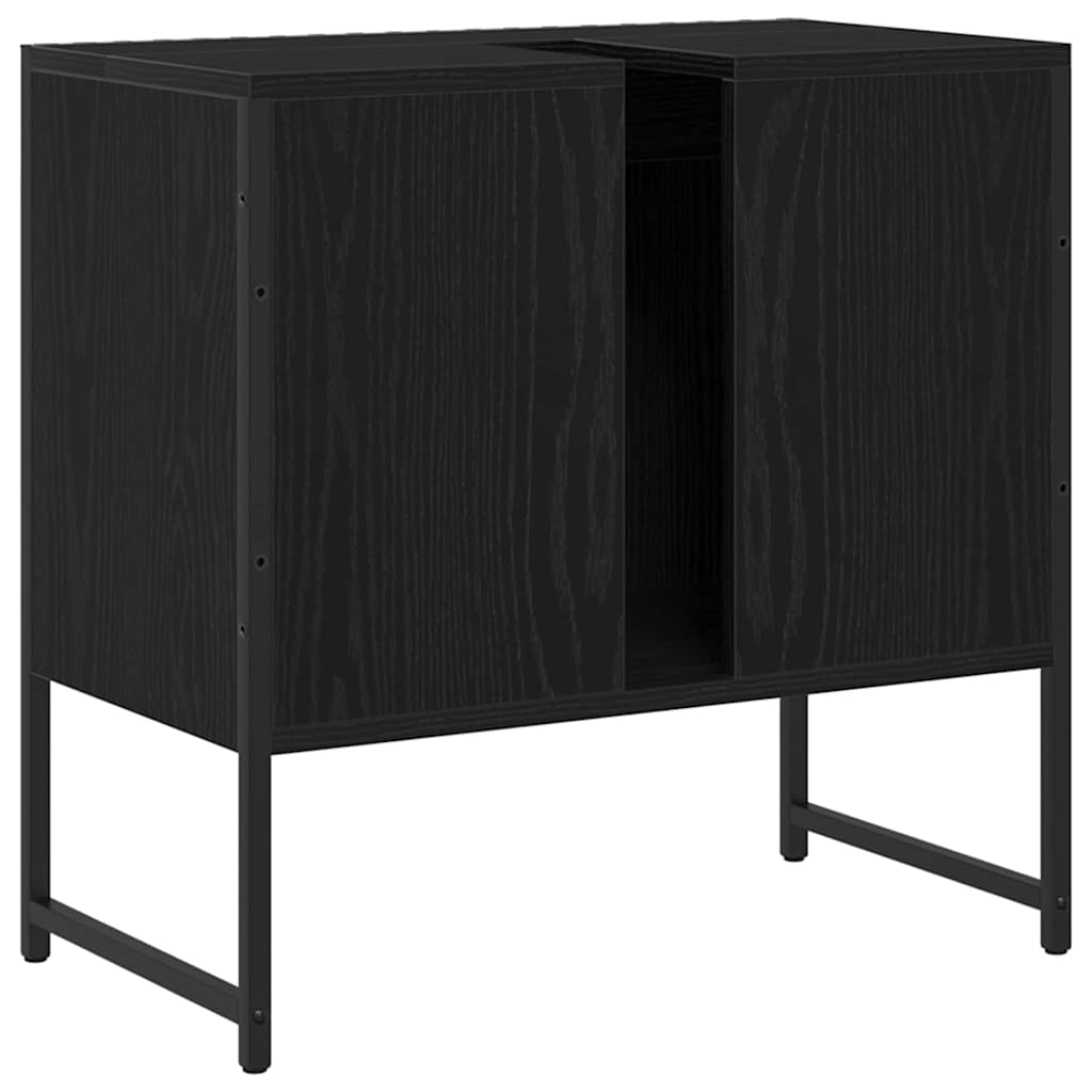 Skříňka Pod Umyvadlo Černý Dub 60 X 30 X 60 Cm Kompozitní Dřevo