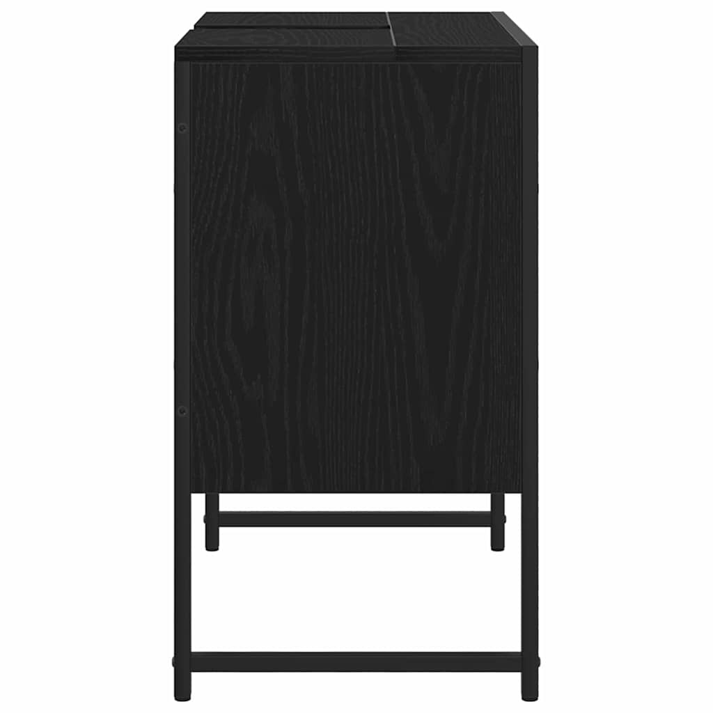 Skříňka Pod Umyvadlo Černý Dub 60 X 30 X 60 Cm Kompozitní Dřevo