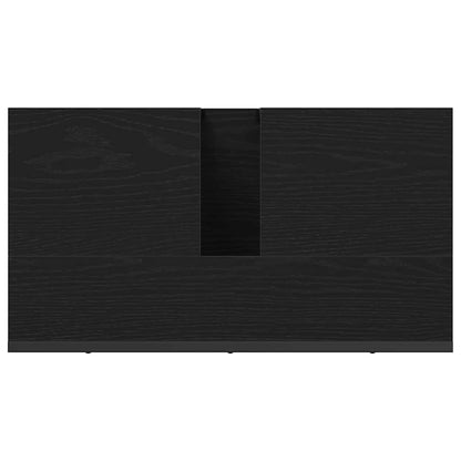 Skříňka Pod Umyvadlo Černý Dub 60 X 30 X 60 Cm Kompozitní Dřevo