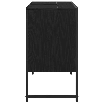 Skříňka Pod Umyvadlo Černý Dub 80 X 30 X 60 Cm Kompozitní Dřevo