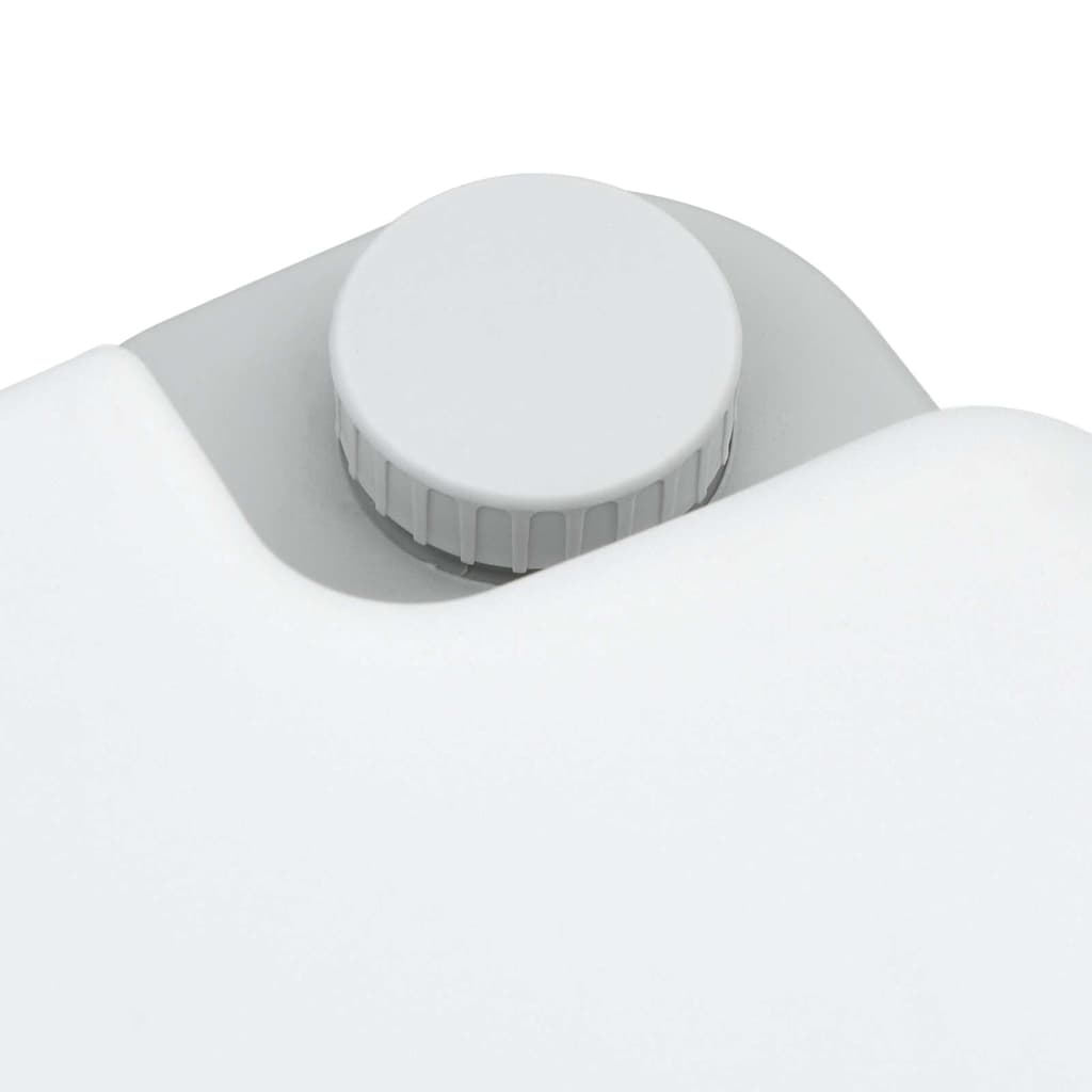 Campingové Wc Šedá A Bílá 41,5 X 36,5 X 30 Cm Polyethylen