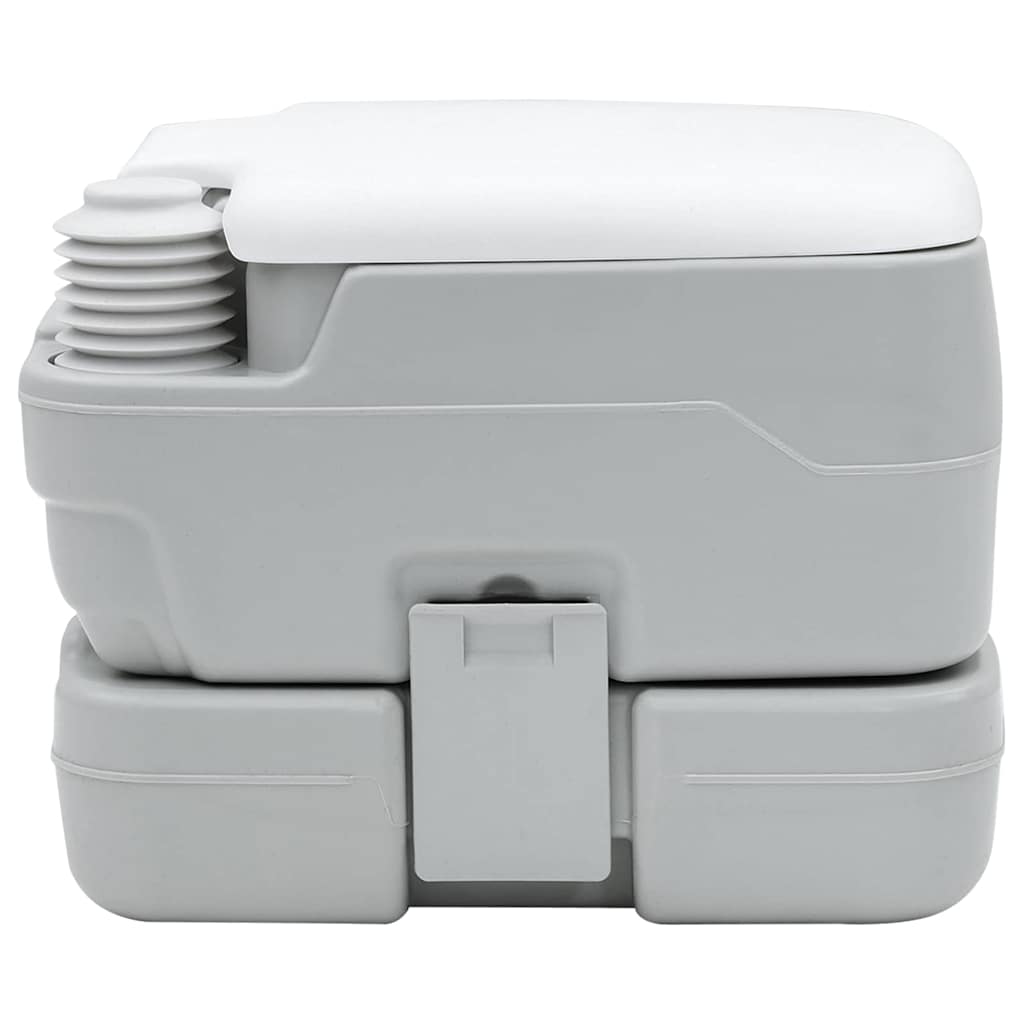 Campingové Wc Šedá A Bílá 41,5 X 36,5 X 30 Cm Polyethylen