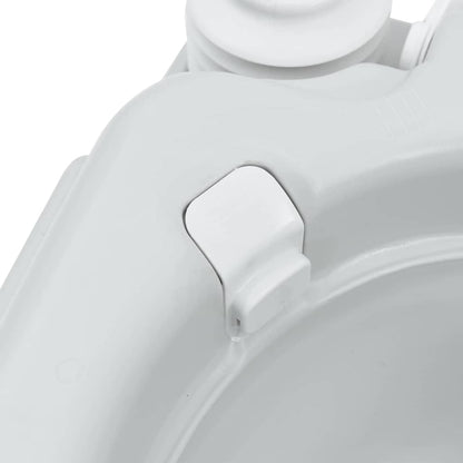 Campingové Wc Šedá A Bílá 41,5 X 36,5 X 42 Cm Polyethylen