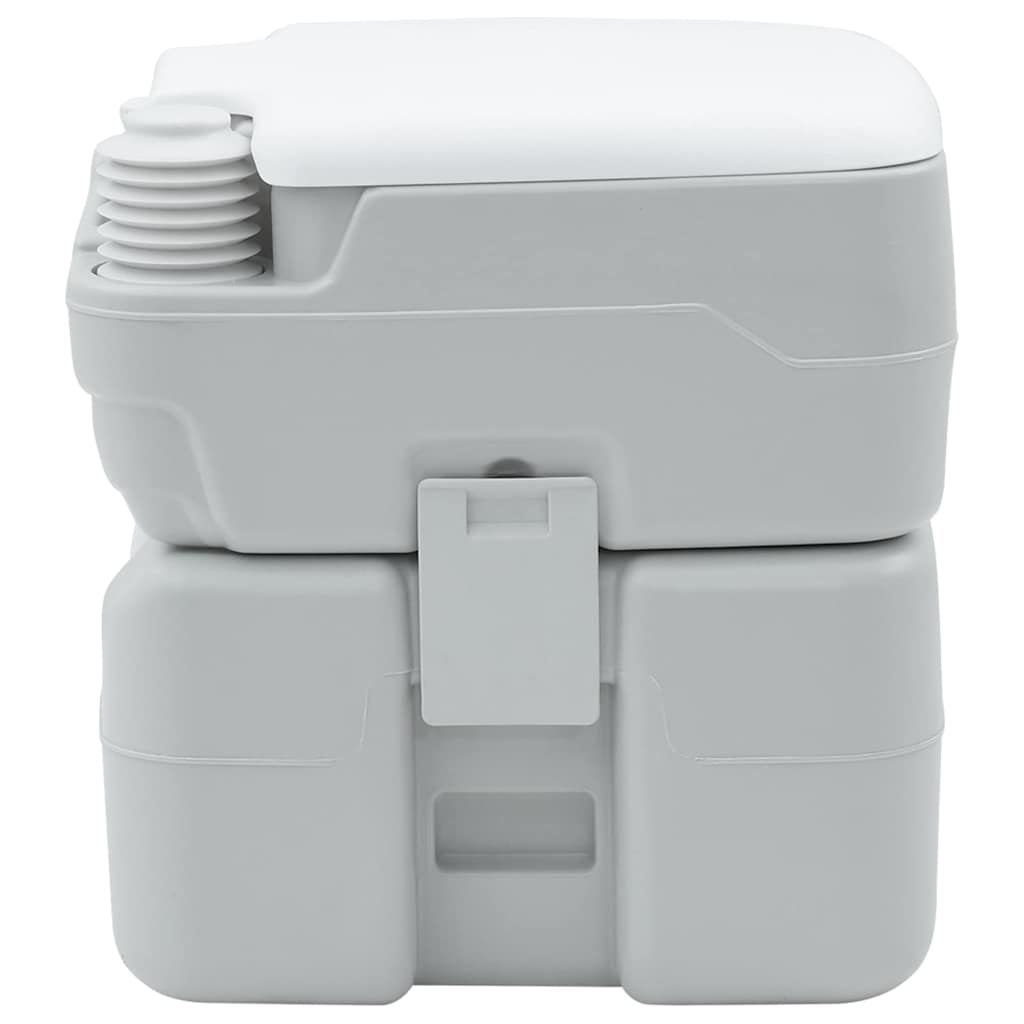 Campingové Wc Šedá A Bílá 41,5 X 36,5 X 42 Cm Polyethylen