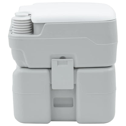 Campingové Wc Šedá A Bílá 41,5 X 36,5 X 42 Cm Polyethylen