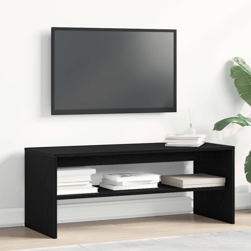 Tv Stolek Černý Dřevotříska