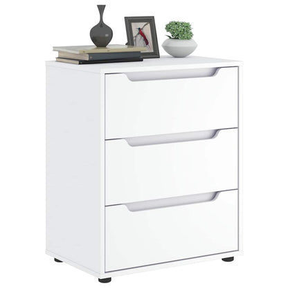 Příborník Visnes Černý 60X40X73 Cm Kompozitní Dřevo