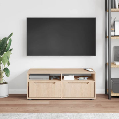Tv Skříňka Visnes 100X40X38 Cm Kompozitní Dřevo