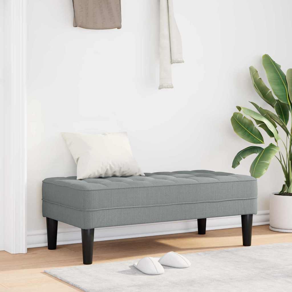 Lavice S Polštářem 113 X 57 X 39 Cm Textil