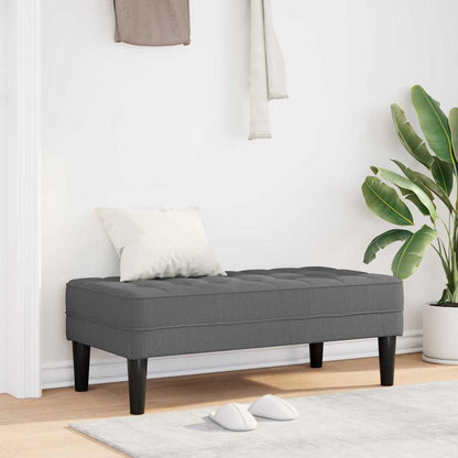 Lavice S Polštářem 113 X 57 X 39 Cm Textil