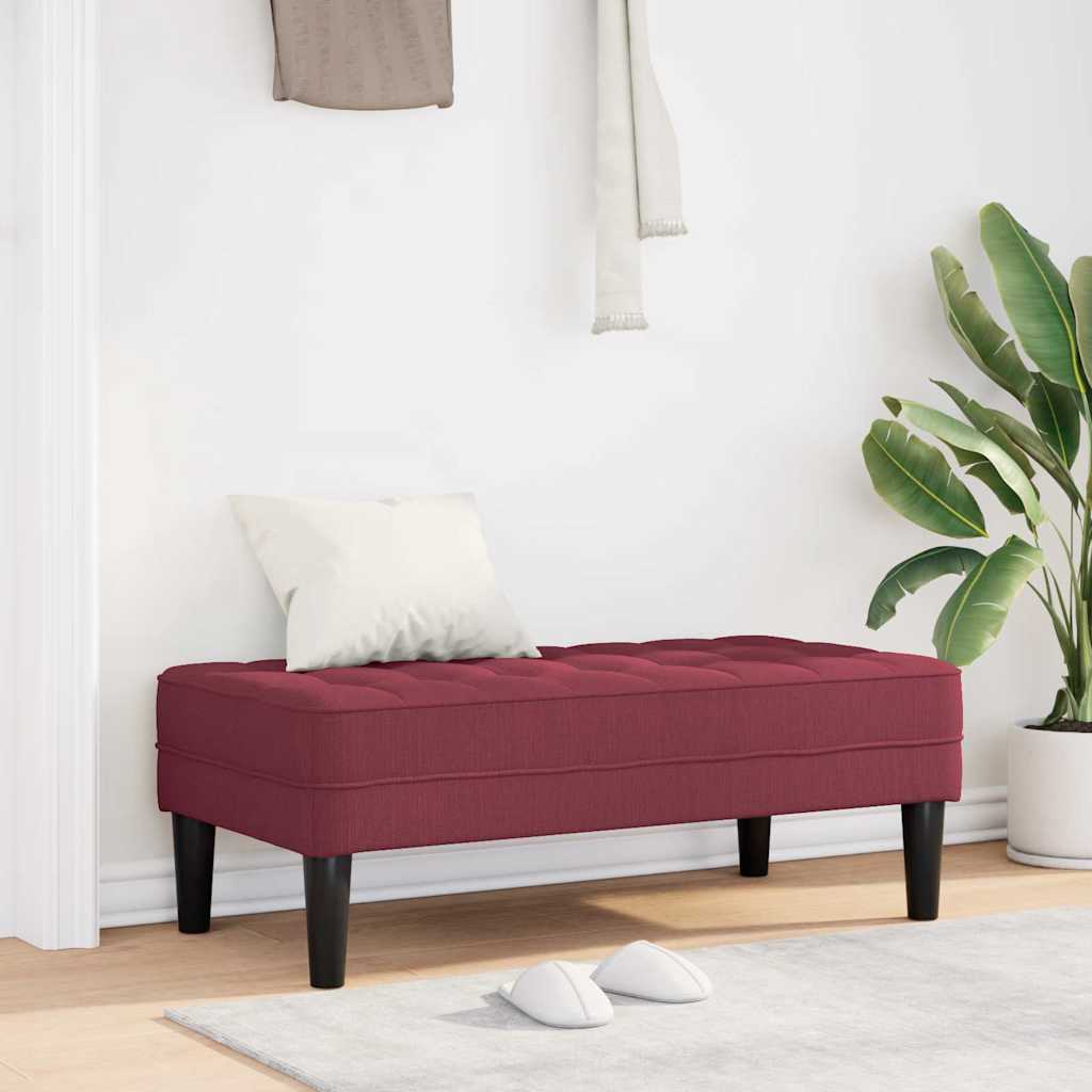 Lavice S Polštářem 113 X 57 X 39 Cm Textil
