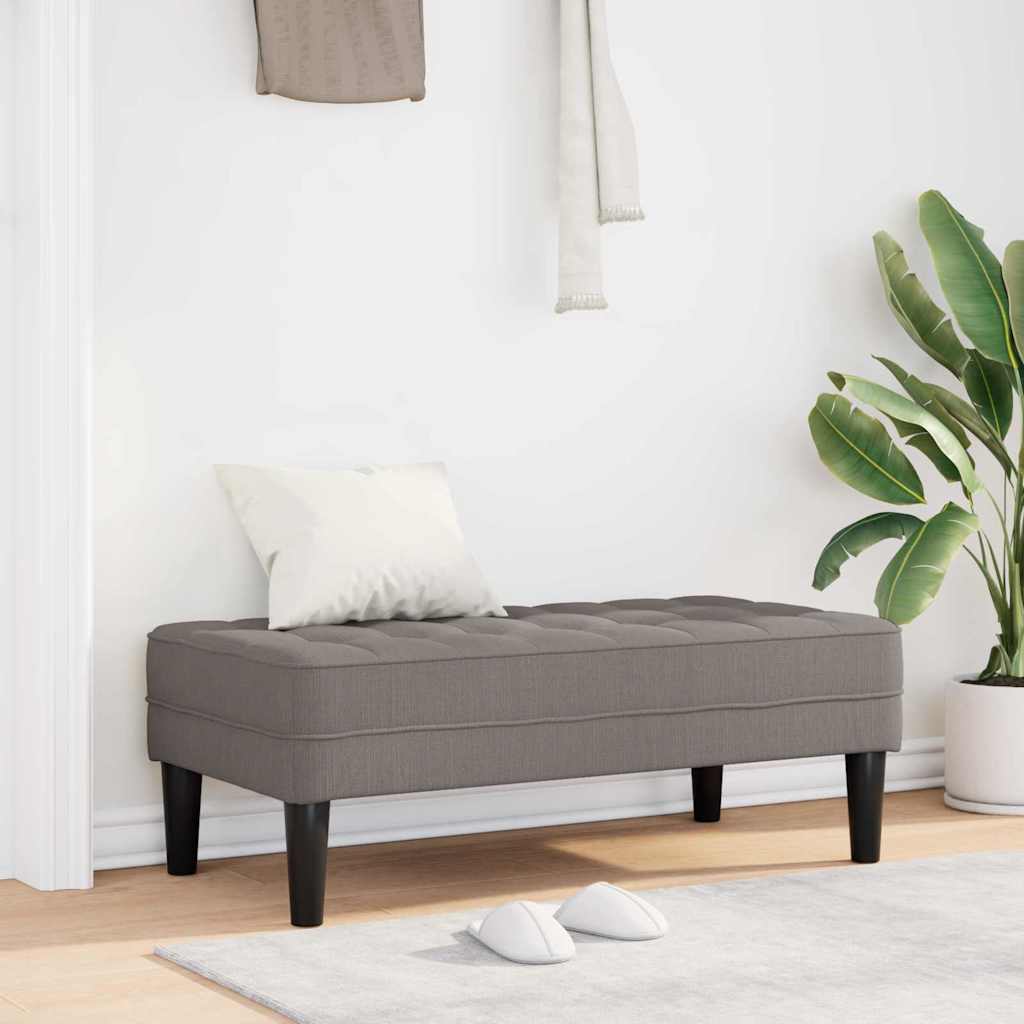 Lavice S Polštářem 113 X 57 X 39 Cm Textil