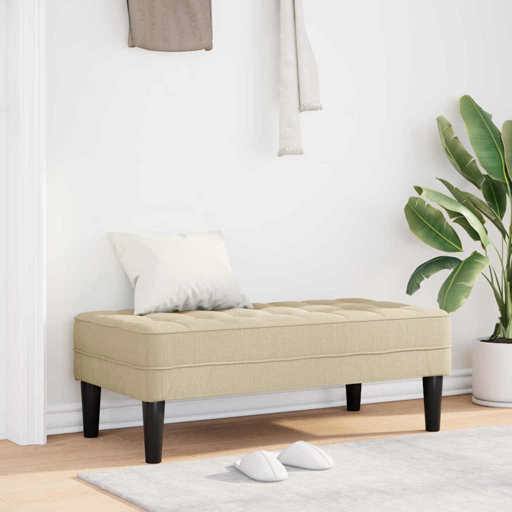 Lavice S Polštářem 113 X 57 X 39 Cm Textil