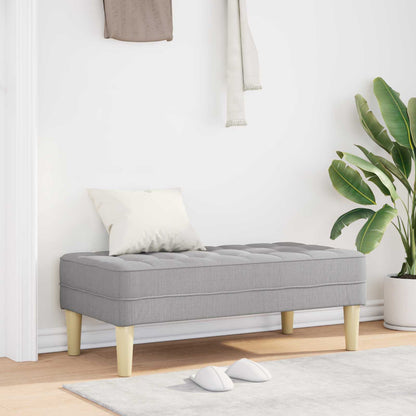 Lavice S Polštářem 113 X 57 X 39 Cm Textil