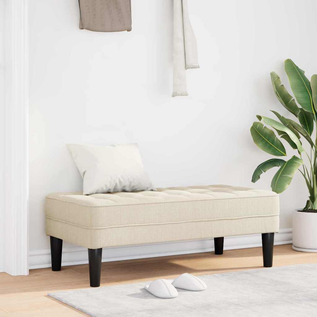 Lavice S Polštářem 113 X 57 X 39 Cm Textil