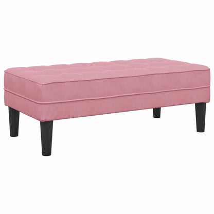 Lavice S Polštářem 113 X 57 X 39 Cm Samet