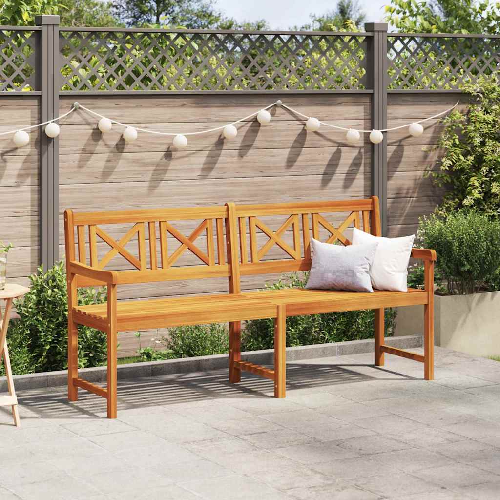 Venkovní Lavice Přírodní 180 X 56 X 90 Cm Masivní Akátové Dřevo