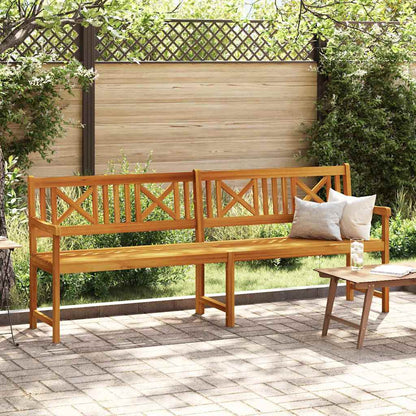 Venkovní Lavice Přírodní 220 X 56 X 90 Cm Masivní Akátové Dřevo