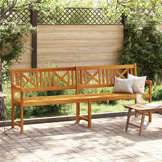 Venkovní Lavice Přírodní 220 X 56 X 90 Cm Masivní Akátové Dřevo