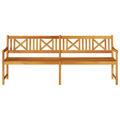 Venkovní Lavice Přírodní 220 X 56 X 90 Cm Masivní Akátové Dřevo