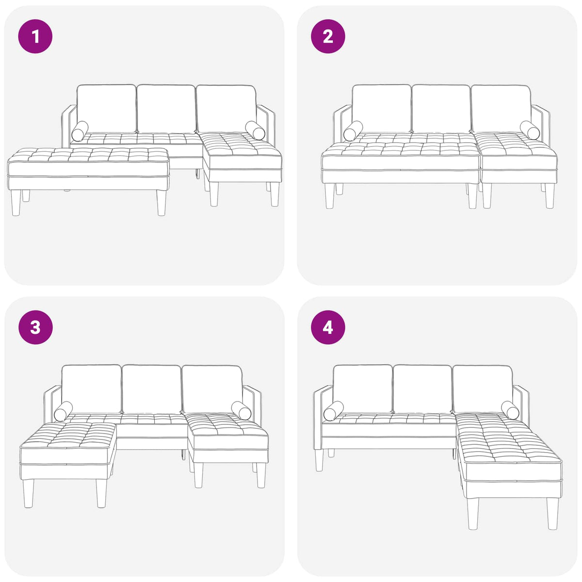 Set Pohovek 2 Ks Polyester
