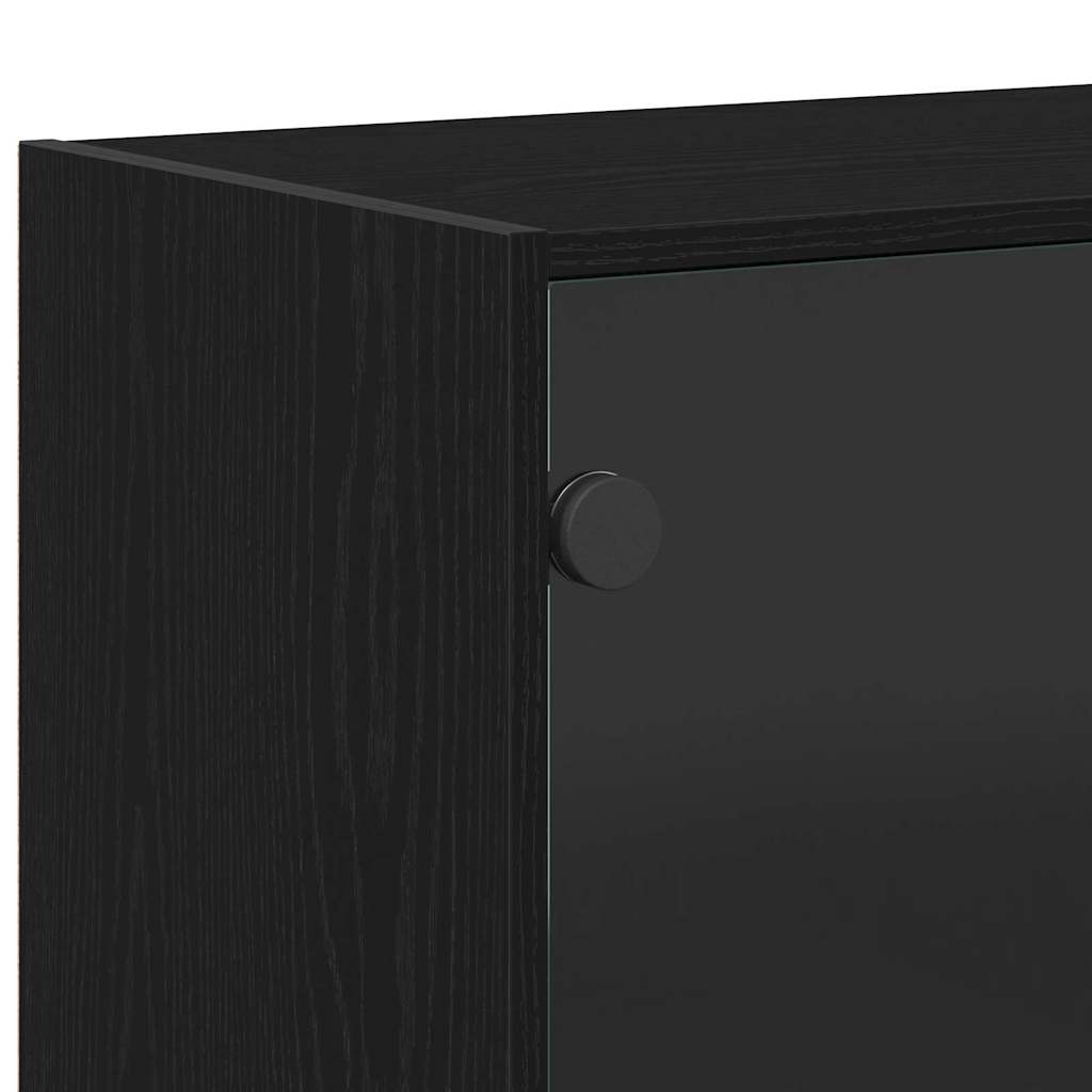Servírovací Skříň Černý Dub 100 X 37 X 75.5 Cm