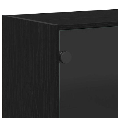 Servírovací Skříň Černý Dub 100 X 37 X 75.5 Cm
