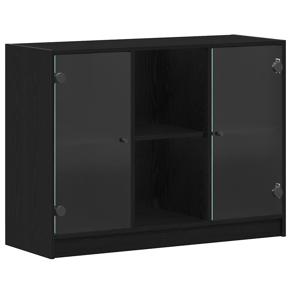 Servírovací Skříň Černý Dub 100 X 37 X 75.5 Cm