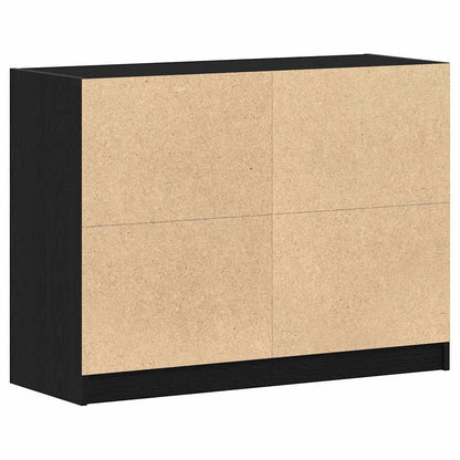 Servírovací Skříň Černý Dub 100 X 37 X 75.5 Cm
