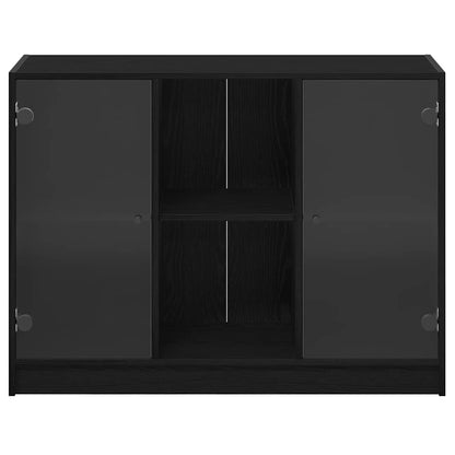 Servírovací Skříň Černý Dub 100 X 37 X 75.5 Cm