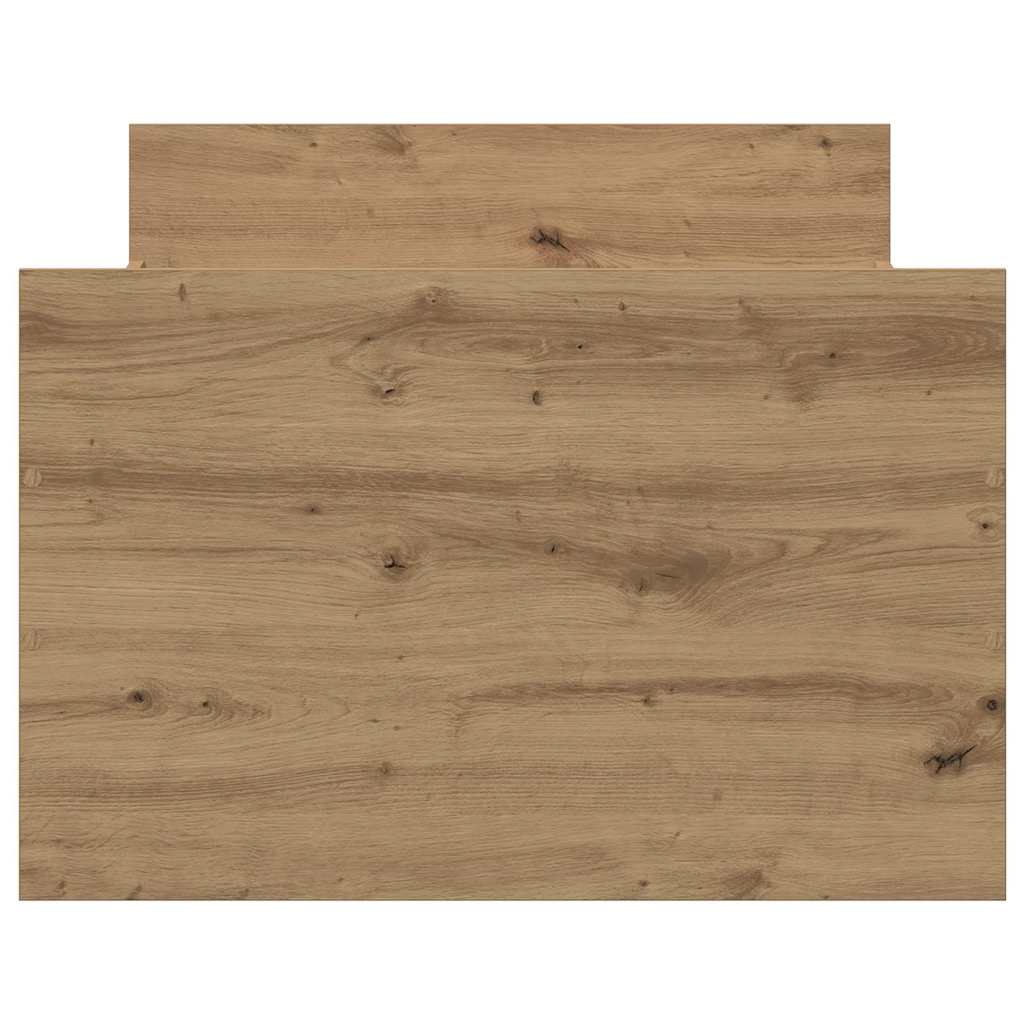 Rám Postele Artisanový Dub 193 X 78 X 50 Cm Kompozitní Dřevo
