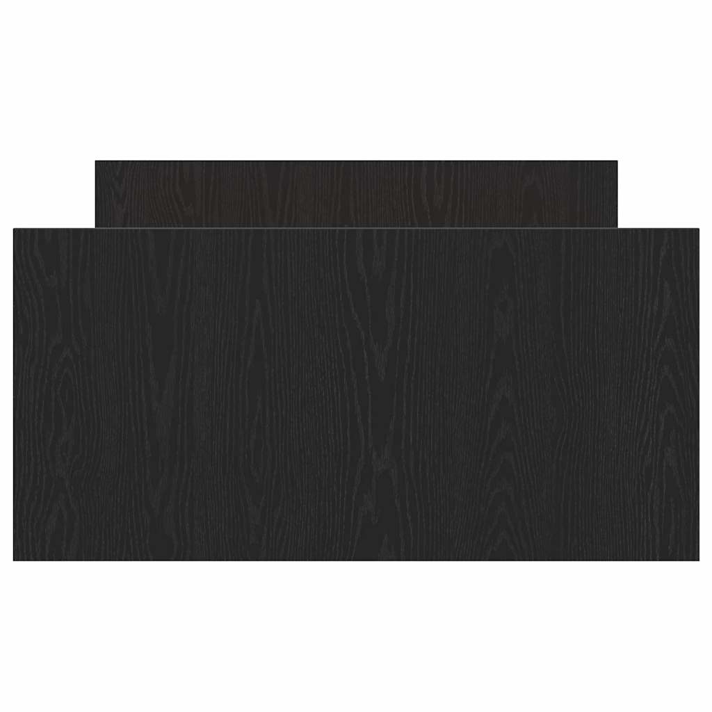 Rám Postele Černý Dub 203 X 93 X 50 Cm Kompozitní Dřevo
