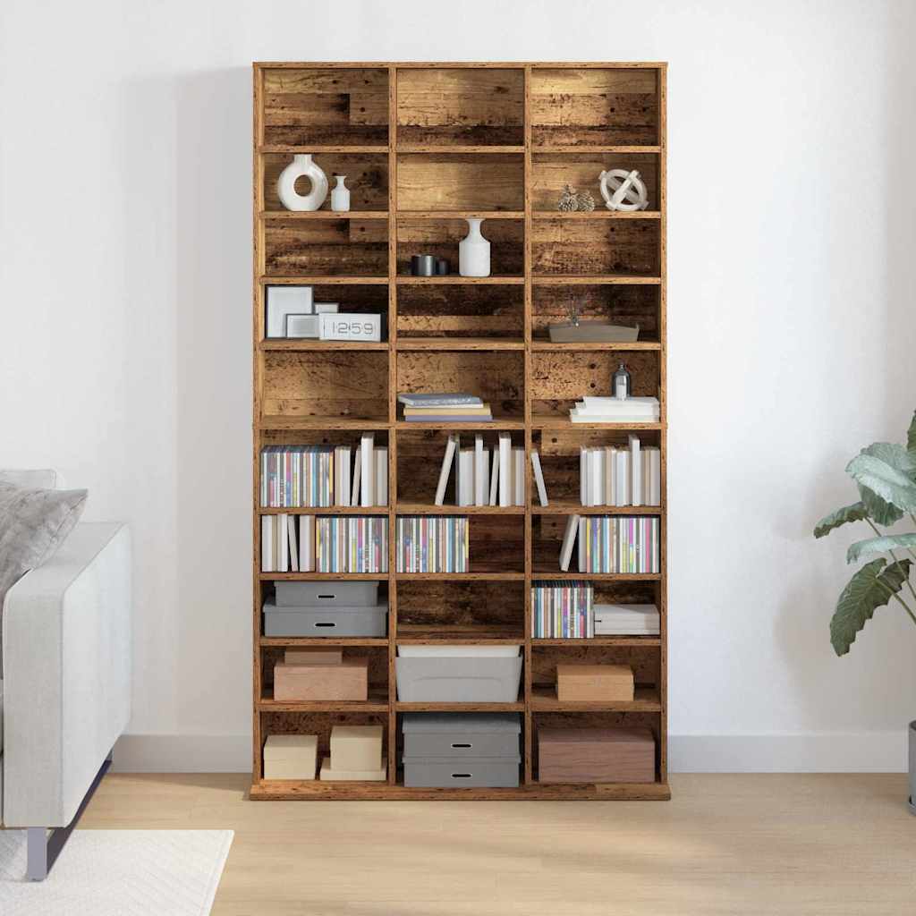 Cd Skříň Staré Dřevo 101 X 23 X 177,5 Cm Kompozitní Dřevo