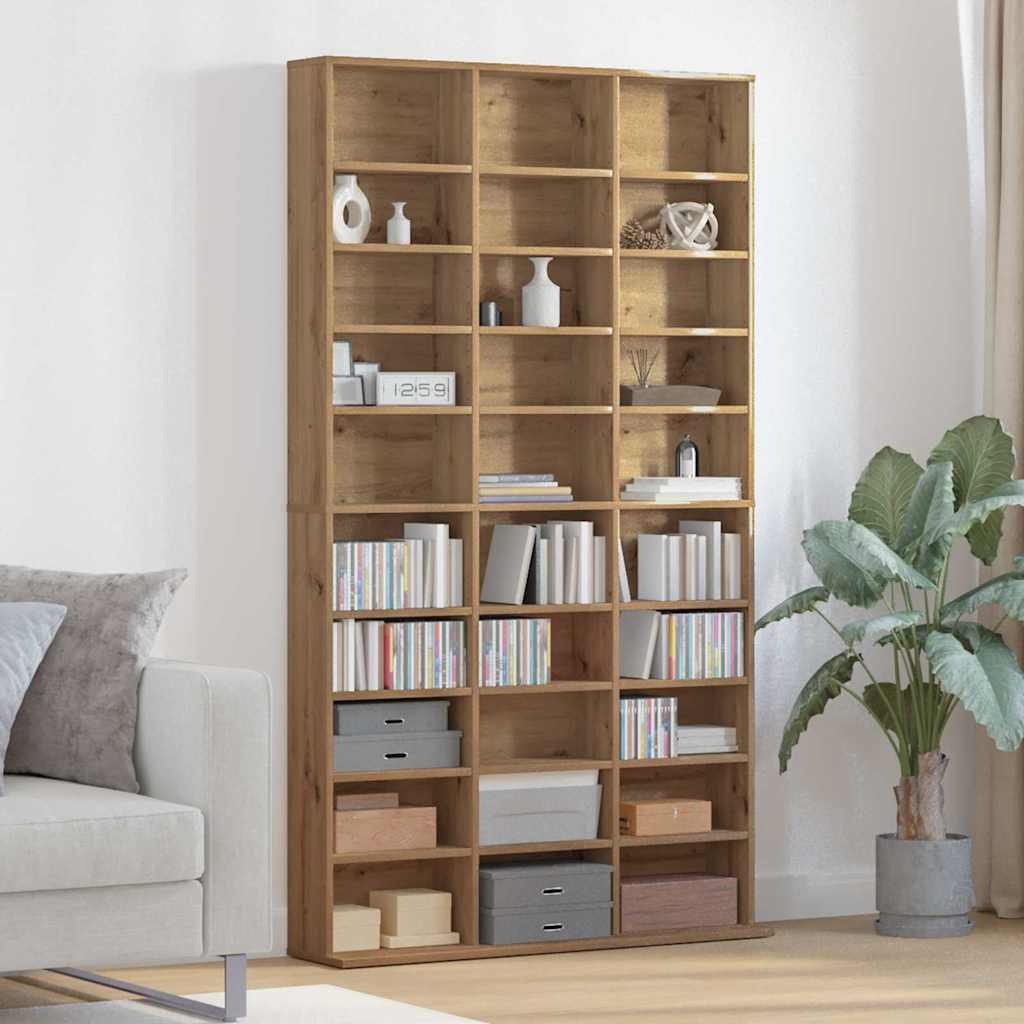 Cd Skříň Artisanový Dub 101 X 23 X 177,5 Cm Kompozitní Dřevo