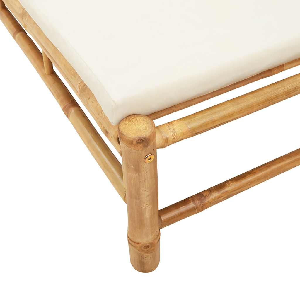 Lehátko S Polštáři 55X199X30 Cm Bamboo